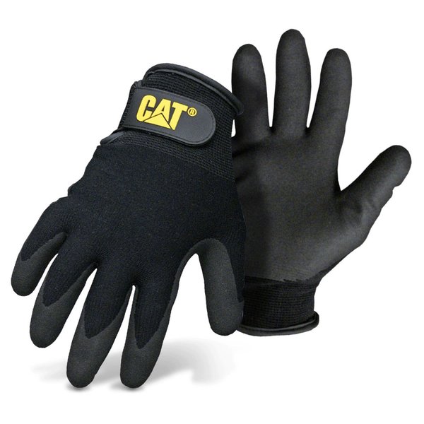 Caterpillar Men's Indoor/Outdoor String Gloves Black L 1 pair CAT017414L